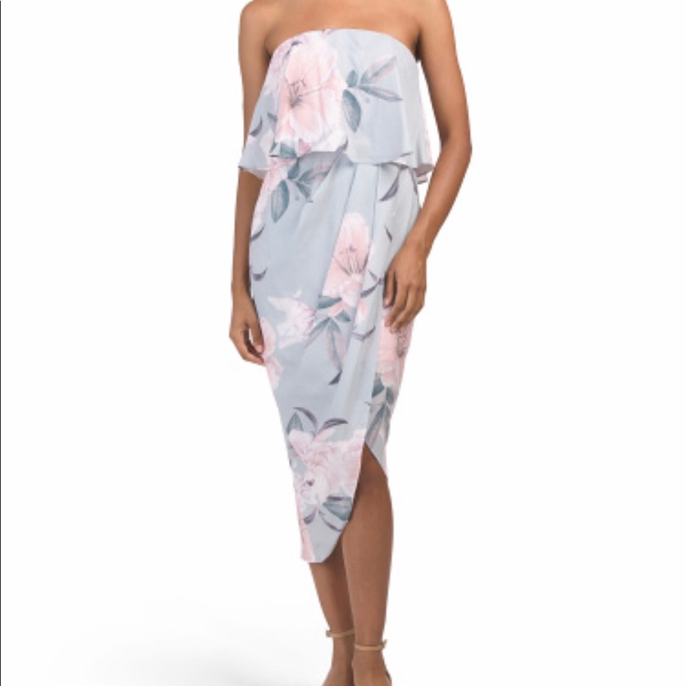 NWT Style State floral strapless dress